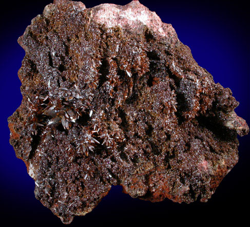 Vanadinite var. Endlichite from Ahumada Mine, Sierra de Los Lamentos, Chihuahua, Mexico