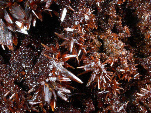 Vanadinite var. Endlichite from Ahumada Mine, Sierra de Los Lamentos, Chihuahua, Mexico