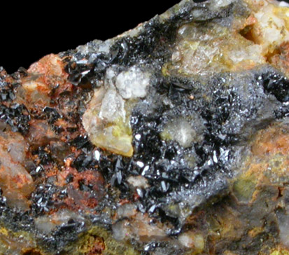 Embreyite with Vauquelinite from Berezovskii, Yekaterinburg Oblast' (Sverdlovsk), Middle Ural Mountains, Russia (Type Locality for Embreyite and Vauquelinite)