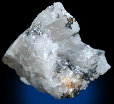 Hammarite and Gladite in Milky Quartz from Gladhammar, Smland, Kalmar, Sweden (Type Locality for Hammarite and Gladite)