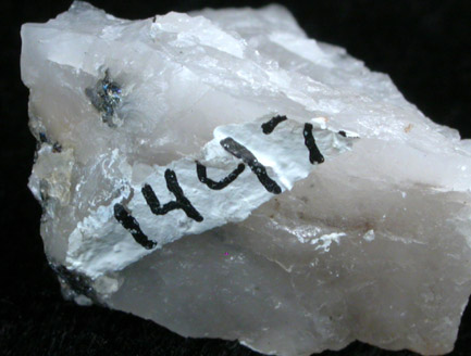 Hammarite and Gladite in Milky Quartz from Gladhammar, Smland, Kalmar, Sweden (Type Locality for Hammarite and Gladite)