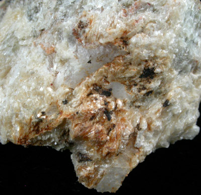 Davreuxite on Pyrophyllite from Ottrez, Ardennes, Belgium (Type Locality for Davreuxite)