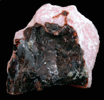 Franciscanite on Rhodonite from Pennsylvania Mine, San Antonio Valley, Santa Clara County, California (Type Locality for Franciscanite)