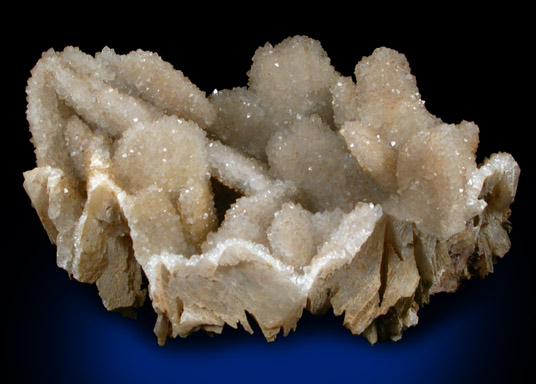 Quartz pseudomorphs after Anhydrite from Upper New Street Quarry, Paterson, Passaic County, New Jersey