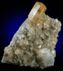 Calcite on Quartz from Shangbao Mine, Leiyang, Hunan, China