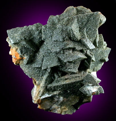 Orthoclase var. Adularia with Chlorite coating from Tilcon Quarry, Acushnet, Bristol County, Massachusetts