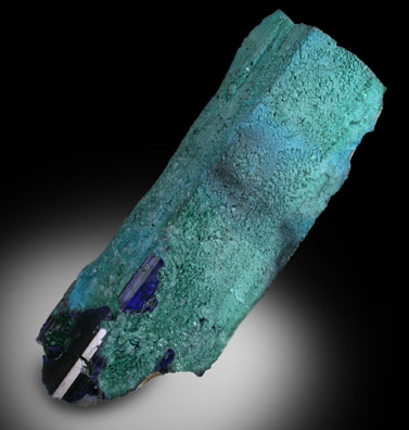 Malachite pseudomorph after Azurite from Tsumeb Mine, Otavi-Bergland District, Oshikoto, Namibia