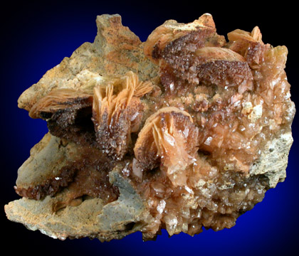 Barite with Calcite from Naica District, Saucillo, Chihuahua, Mexico