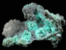 Aurichalcite, Hemimorphite and Chrysocolla from 79 Mine, Banner District, near Hayden, Gila County, Arizona