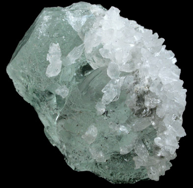 Fluorite with Calcite from Naica District, Saucillo, Chihuahua, Mexico