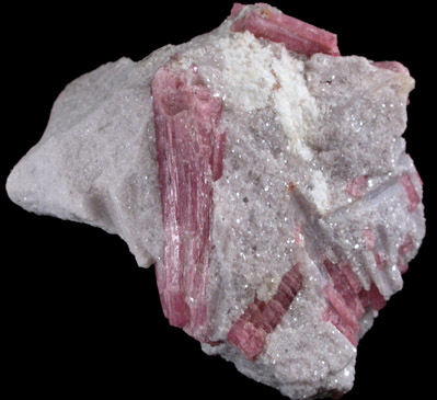 Lepidolite with Rubellite Tourmaline from Pala District, San Diego County, California