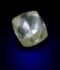 Diamond (0.95 carat yellow trisoctahedral crystal) from Jwaneng Mine, Naledi River Valley, Botswana