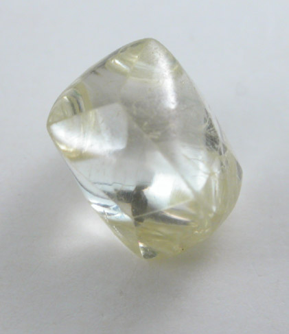 Diamond (1.09 carat yellow trapezohedral crystal) from Baken Mine, Northern Cape Province, South Africa