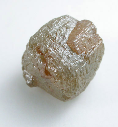 Diamond (3.57 carat intergrown cubic crystals) from Mbuji-Mayi (Miba), Democratic Republic of the Congo