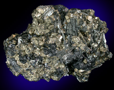 Stibnite and Pyrite from Julcani District, Angaraes Province, Huancavelica Department, Peru