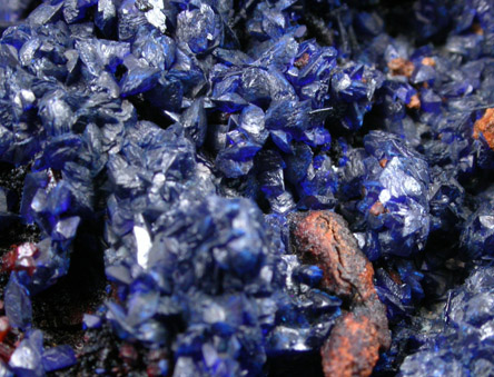 Azurite, Quartz Malachite from Morenci Mine, Clifton District, Greenlee County, Arizona