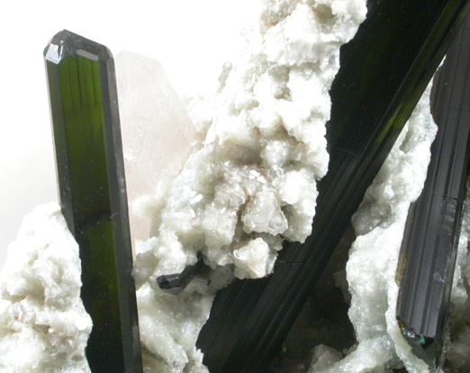 Elbaite Tourmaline with Muscovite from Virgem de Lapa, Minas Gerais, Brazil