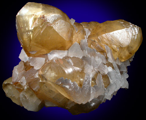 Calcite on Calcite from Staunton Quarry, Augusta County, Virginia