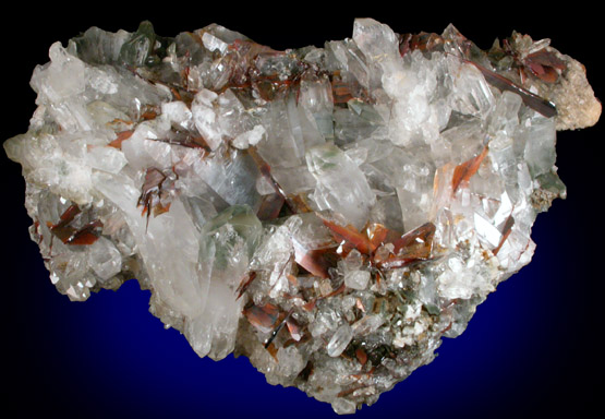 Brookite on Quartz from Kharan Mountain, Baluchistan, Pakistan