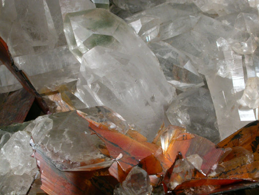 Brookite on Quartz from Kharan Mountain, Baluchistan, Pakistan