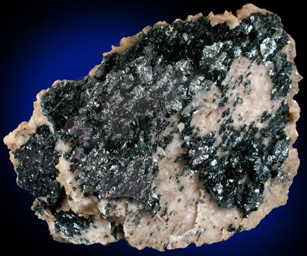 Hematite on Dolomite from West Cumberland Iron Mining District, Cumbria, England