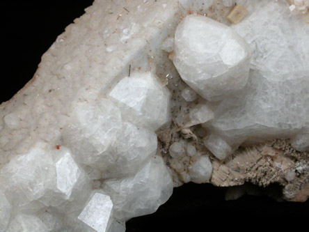 Analcime, Leucophanite, Microcline from Mont Saint-Hilaire, Québec, Canada