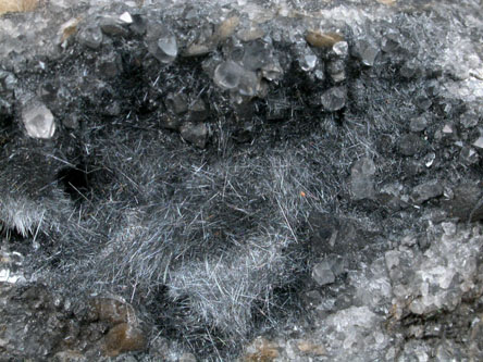 Jamesonite, Quartz, Siderite from Oruro Mining District, Oruro Department, Bolivia