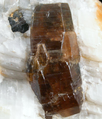 Phlogopite in Calcite from Franklin Mining District, Sussex County, New Jersey