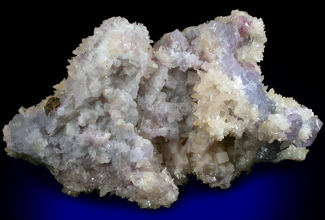 Calcite on Fluorite from Cave-in-Rock District, Hardin County, Illinois