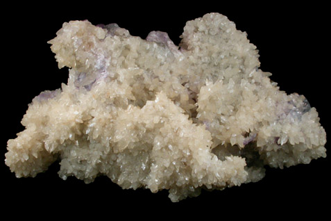 Calcite on Fluorite from Cave-in-Rock District, Hardin County, Illinois