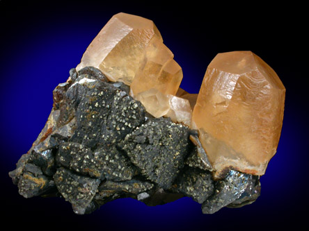 Calcite on Sphalerite with Chalcopyrite from Tri-State Lead-Zinc Mining District, near Joplin, Jasper County, Missouri