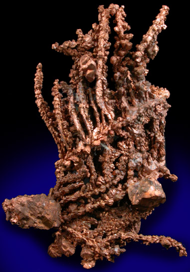 Copper (crystallized) from Central Mine, Keweenaw Peninsula Copper District, Michigan