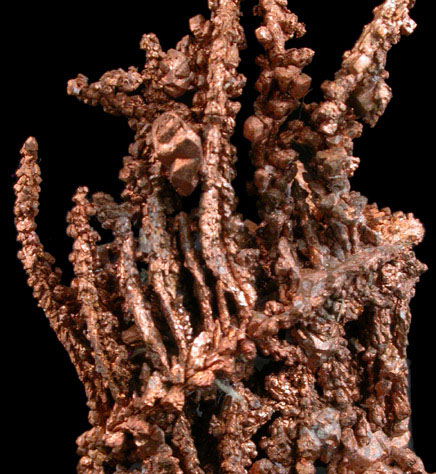 Copper (crystallized) from Central Mine, Keweenaw Peninsula Copper District, Michigan