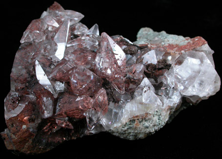 Copper in Calcite from Keweenaw Peninsula Copper District, Michigan