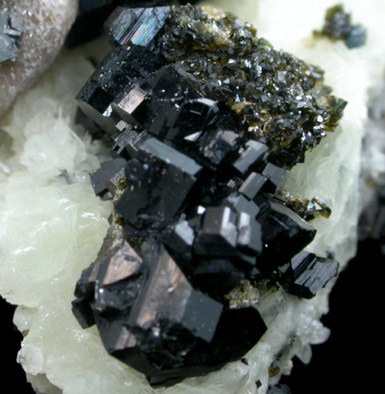 Babingtonite from Cheapside Quarry, East Deerfield, Franklin County, Massachusetts