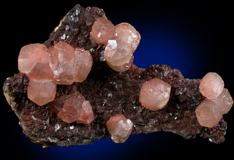 Calcite and Hematite from Gogebic County, Michigan