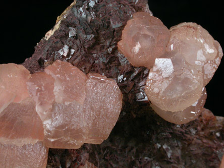 Calcite and Hematite from Gogebic County, Michigan