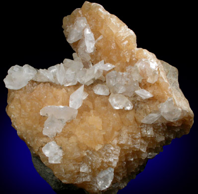 Calcite on Calcite from Badlands, South Dakota