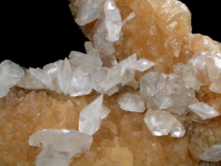 Calcite on Calcite from Badlands, South Dakota