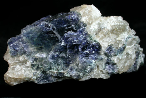 Cordierite var. Iolite from Route 9 road cut at Beaver Meadow Road, Haddam, Middlesex County, Connecticut