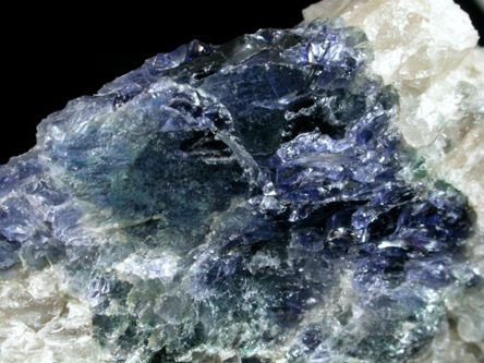 Cordierite var. Iolite from Route 9 road cut at Beaver Meadow Road, Haddam, Middlesex County, Connecticut