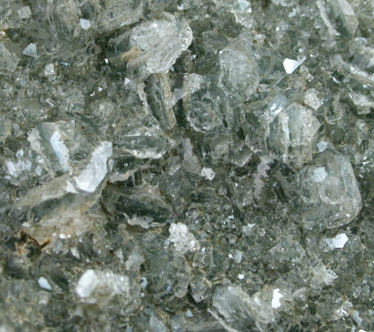 Apophyllite on Calcite from Roncari Quarry, East Granby, Hartford County, Connecticut