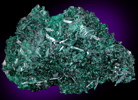 Brochantite from Shattuck Mine, 300' level, Bisbee, Cochise County, Arizona