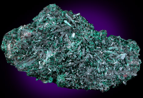 Brochantite from Shattuck Mine, 300' level, Bisbee, Cochise County, Arizona