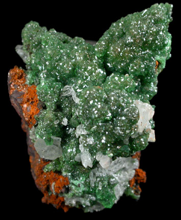 Austinite var. Barthite with Calcite from Mina Ojuela, Mapimi, Durango, Mexico