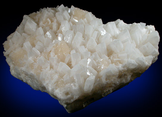 Barite with Calcite from Settlingstones Mine, Fourstones, northwest of Hexam, Northumberland, England