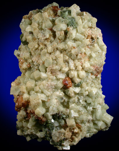 Diopside with Vesuvianite and Grossular Garnet from Belvidere Mountain Quarries, Lowell (commonly called Eden Mills), Orleans County, Vermont