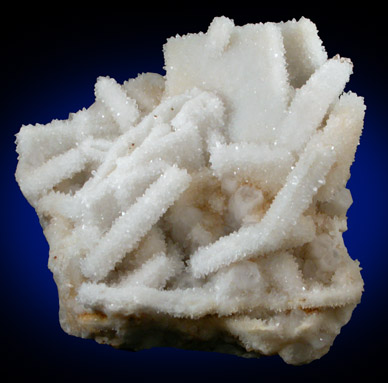 Quartz pseudomorphs after Anhydrite from Silver Point Mine, Ouray County, Colorado