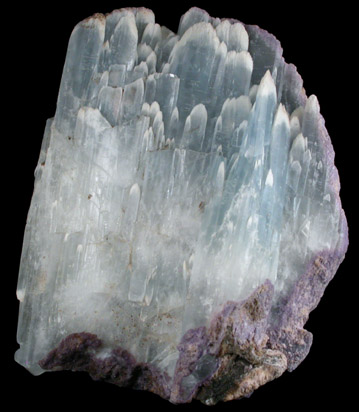 Celestine with Fluorite inclusions from Dundas Quarry, Wentworth County, Ontario, Canada