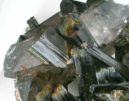 Elbaite Tourmaline with Quartz from Cruzeiro Mine, Minas Gerais, Brazil
